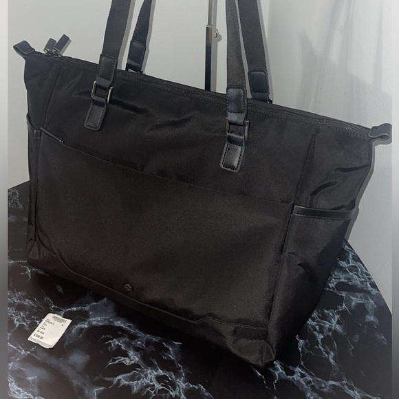 Samsonite Handbags - Samsonite Silhouette 17 Softside Carry All Black Tote Fits  Laptops AUTHENTIC